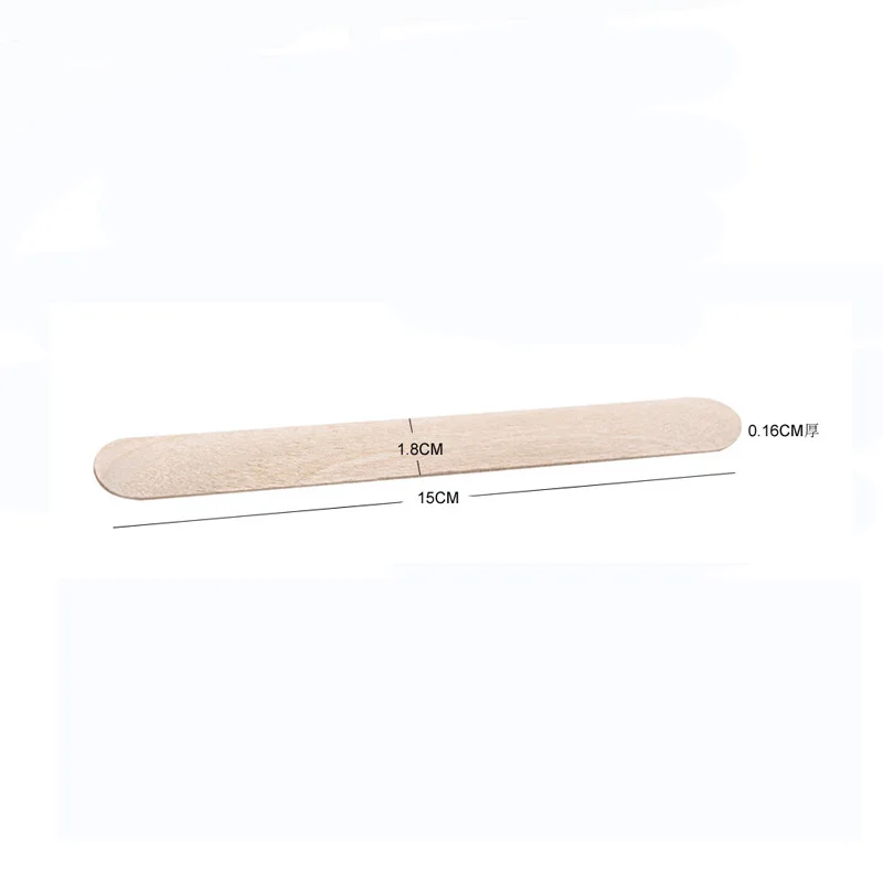 Hot Approx 20PCS Wooden Bikinis Body Face Hair Removal Stick Wax Waxing Disposable Sticks Applicator Tongue Depressor Wholesale