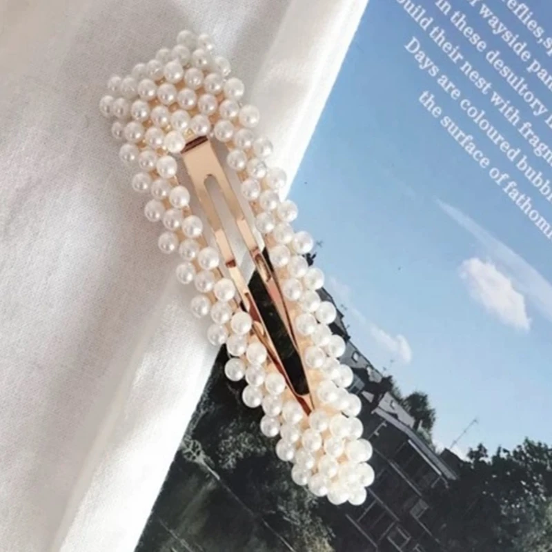 Korea pearl hair clip bobby pin hair clips for hairs barrette girls hairpin pearls barrette spinki do wlosow bobby pins spinka