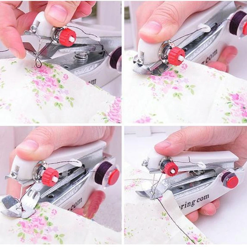 1 шт. портативная ручная мини швейная машина для одежды|travel sewing machine|sewing machineportable