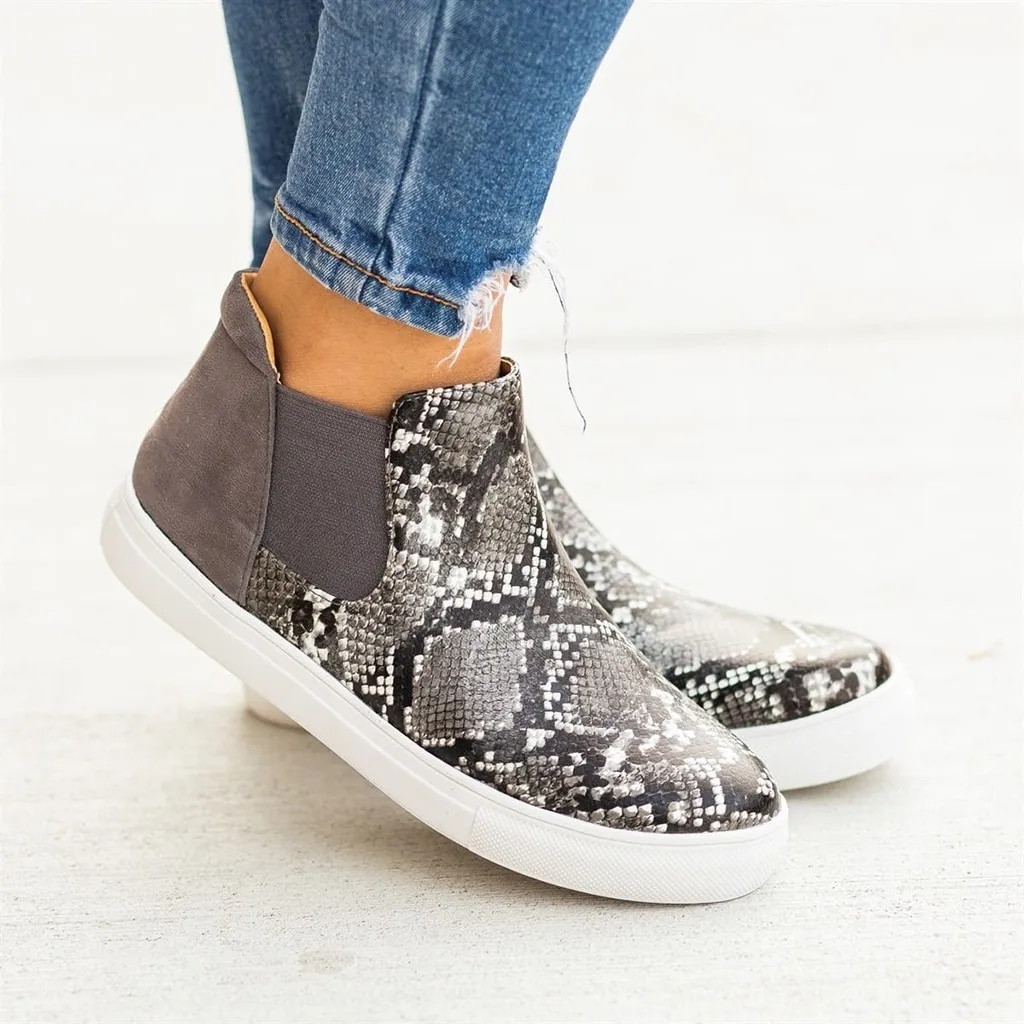Womens Casual Short Boots,Ladies Solid Fashion Side Zipper Flat Booties Ankle Boot Shoes Plus Size Students Shoes