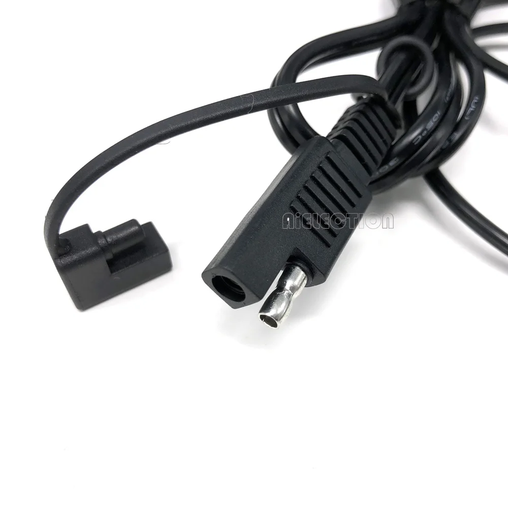 Солнечные панели SAE Разъемы адаптер 18AWG 100 см 15A предохранитель PV кабель провод для