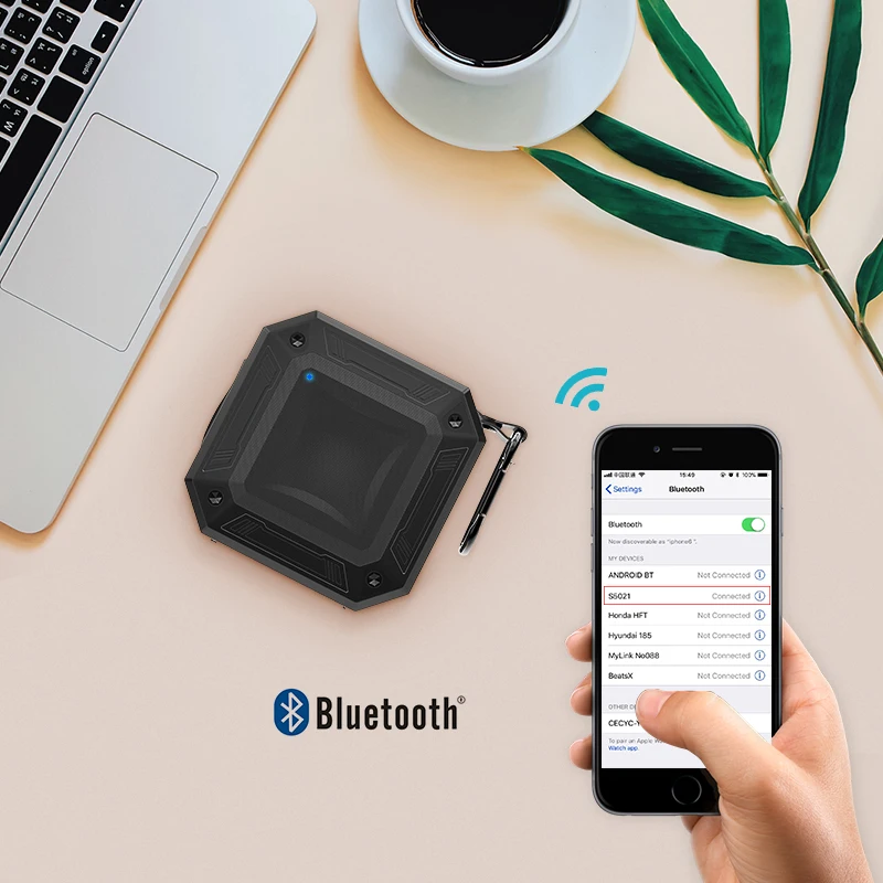 Voulttom Bluetooth динамик портативный беспроводной динамик мини Водонепроницаемый Саундбар с AUX FM для наружного кемпинга компьютерный душ