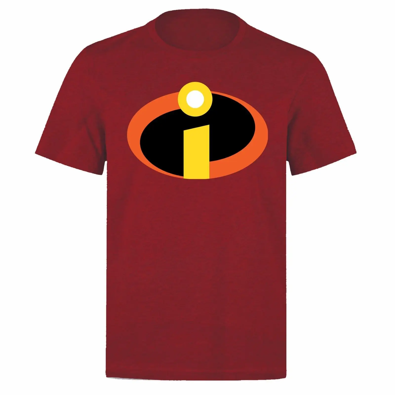 

THE INCREDIBLES LOGO FAMILY SUPERHEROS T-SHIRT Mens Short Sleeve top Tee Shirt Homme Men New fashion Funny Print TShirt