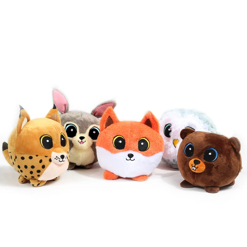 

Slodziaki Gang Slodziakow 20cm Stuffed Plush Animal Toy Cute Fox Bear Leopard Rabbit Owl Hedgehog Forest Cartoon Doll Children