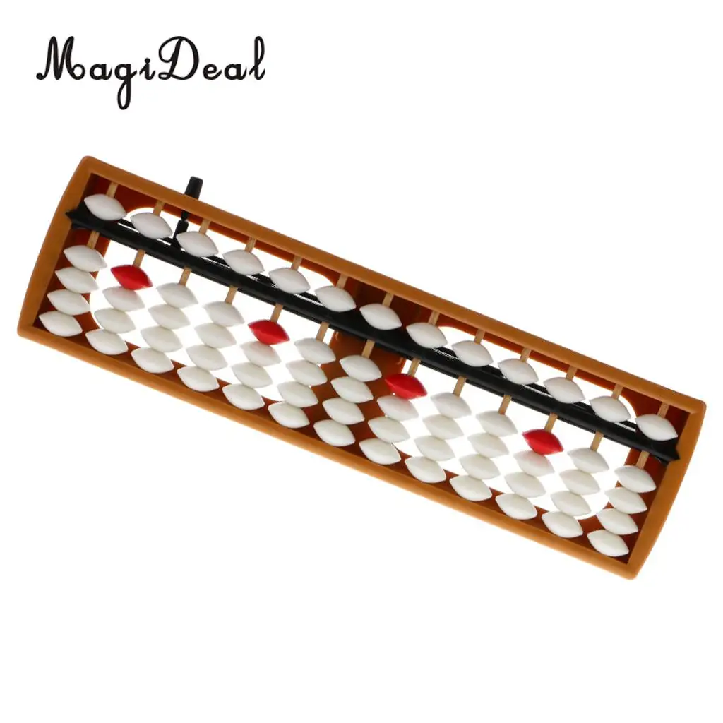 13 Rods Plastic Beads Abacus Soroban Calculating Tool Educational Toy for Kids Children Adult Math Toy 6Colors