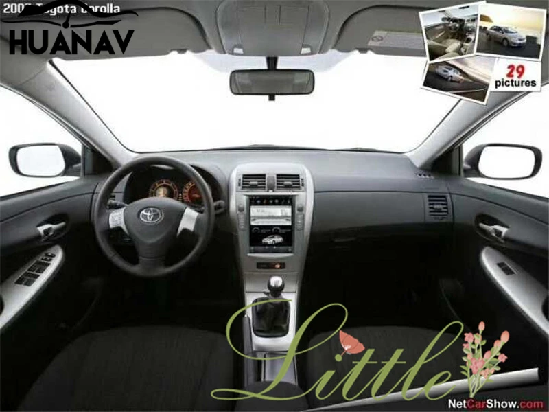 Тесла стиль 10 4 дюйма сенсорный экран автомобиля без DVD плеер GPS навигация для Toyota
