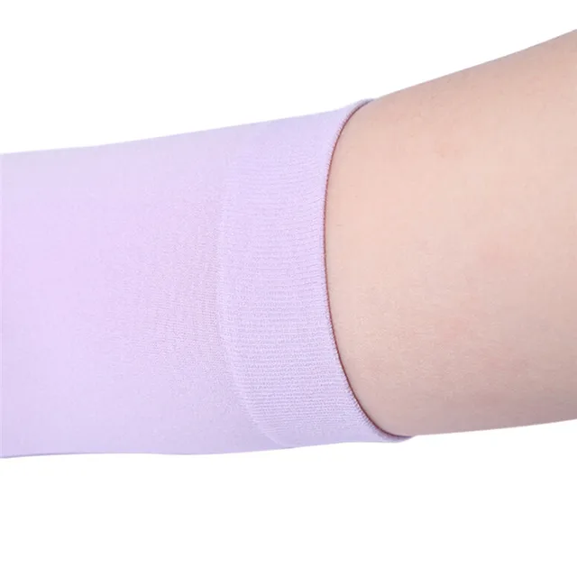 Women Sunscreen Anti-UV Arm Warmer Half Finger Cotton Long Fingerless Gloves Cuff Sun Hand Protection Long Gloves