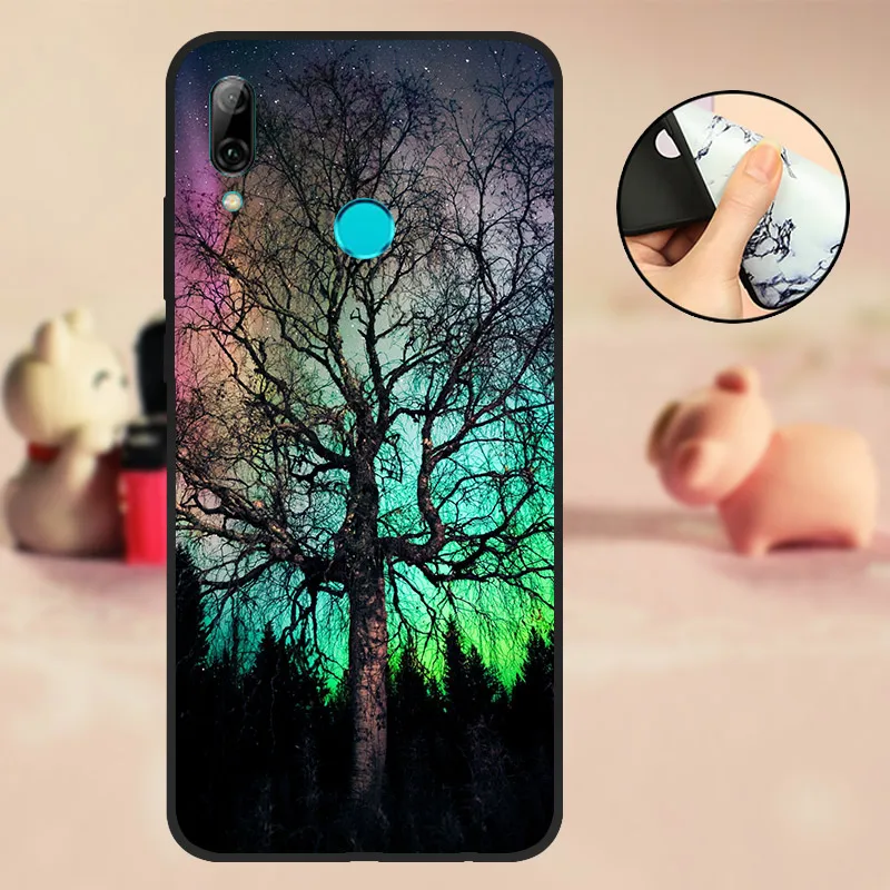 P Smart Coque для huawei PSmart чехол силиконовый черный ТПУ 6," для huawei P Smart Чехол для мобильного телефона мягкий - Цвет: T24