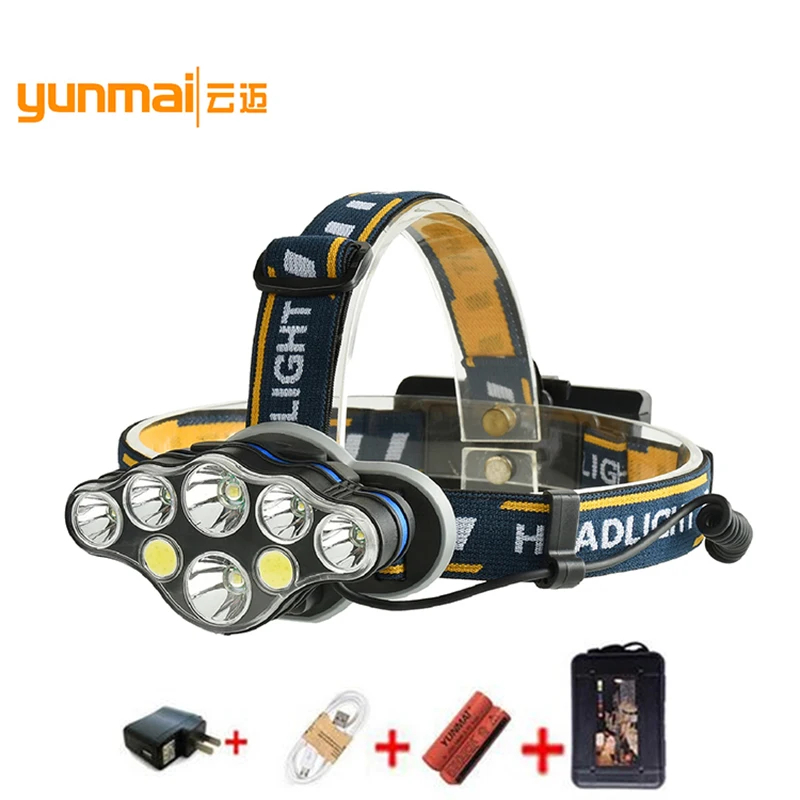 15000LM T6 LED Headlamp Headlight Flashlight Head Torch Lamp Fishing High power