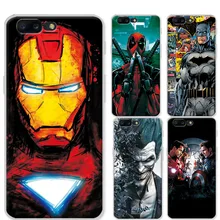 

Soft Tpu Case Cover For Oneplus 5 5.5" Charming Marvel Avengers Iron man Perfect Funda For One Plus 5 A5000 Silicon Phone Cases