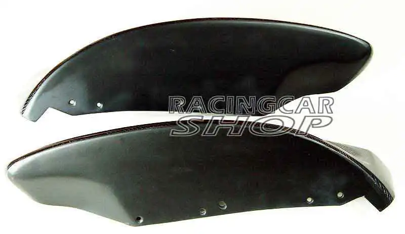 Real Carbon Fiber Front Spiltters spoiler Flaps Cupwings For BMW E82 135i M tech Bumper 08-11