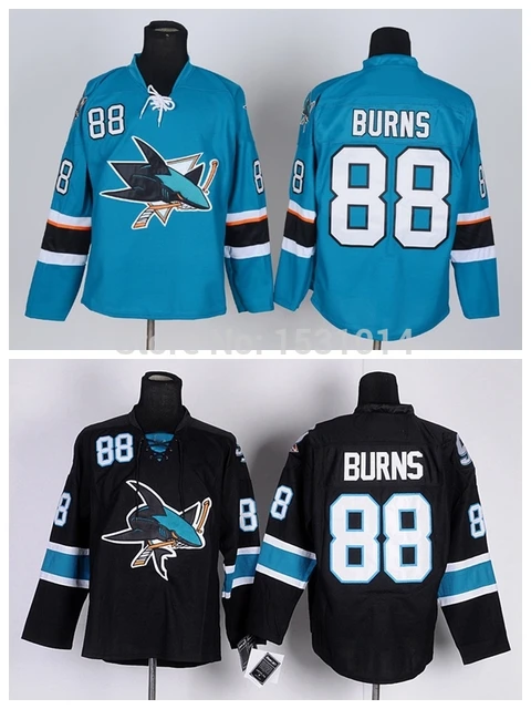 Brent Burns San Jose Sharks Game-Used #88 White Jersey with All