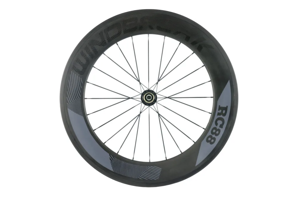 WINDBREAK 88 мм Clincher Road Wheelset 700C полностью китайские Углеродные велосипедные колеса