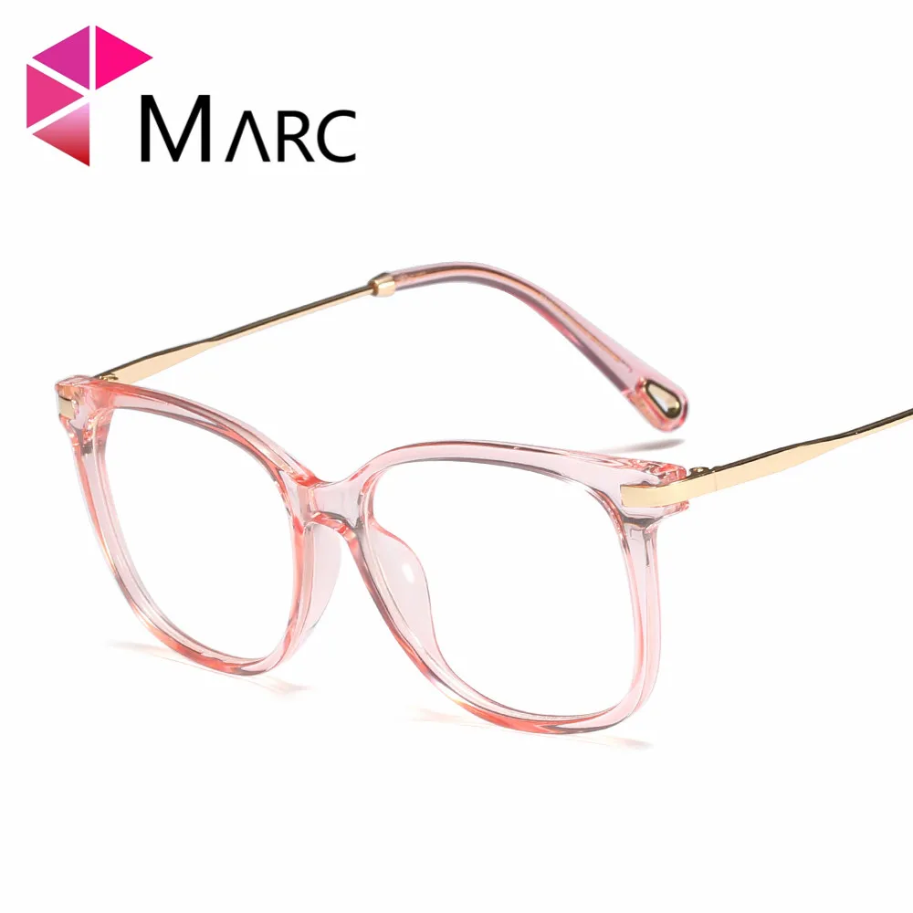 

MARC Retro Eyeglasses Frame Women Brand Designer Fashion Resin Optical NEW Eye glasses Plastic Frames Men Eyewear oculos 95156
