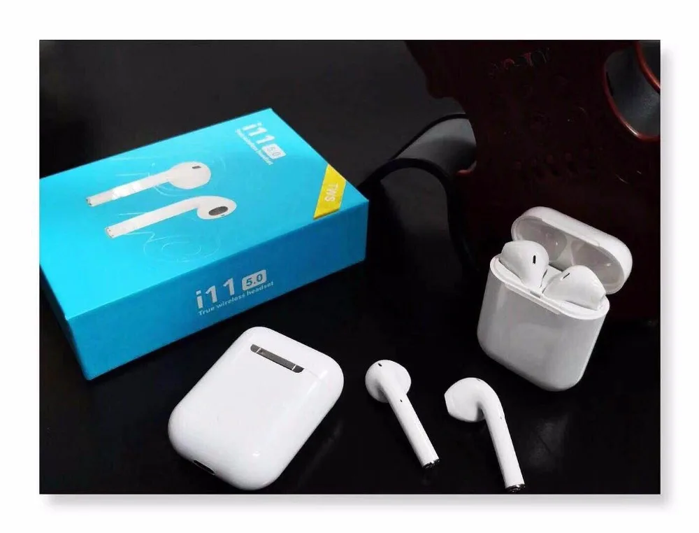Wireless headset i11 Bluetooth Tws 5.0 wireless charging touch binaural sports earbug for iOS smart Android phone Wireless headset i11 Bluetooth Tws 5.0 wireless charging touch binaural sports earbug for iOS smart Android phone