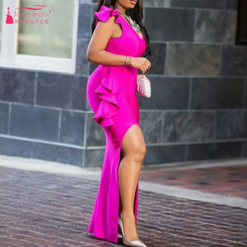 straight neck homecoming dress