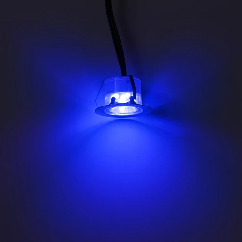 QACA Outdoor Deck Lights In Ground LED Lamps for Walkway, Garden Yard, Driveway, Pool Area, Paths B109 - Испускаемый цвет: Синий