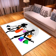 Модный ковер для торгового зала, для взрослых, спальни, фланелевые коврики, домашние декоративные Нескользящие белые ковры для гостиной