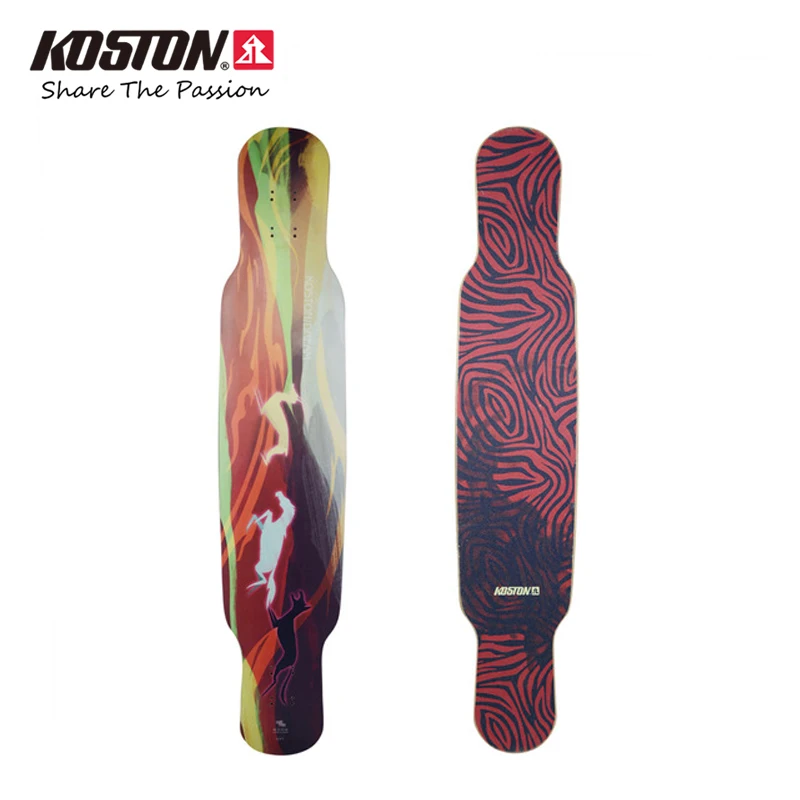 KOSTON 2017 New Professional Longboard Deck Dancing Board Walking Hybrid Material Structure Carbon Fiber Long Skateboard Decks