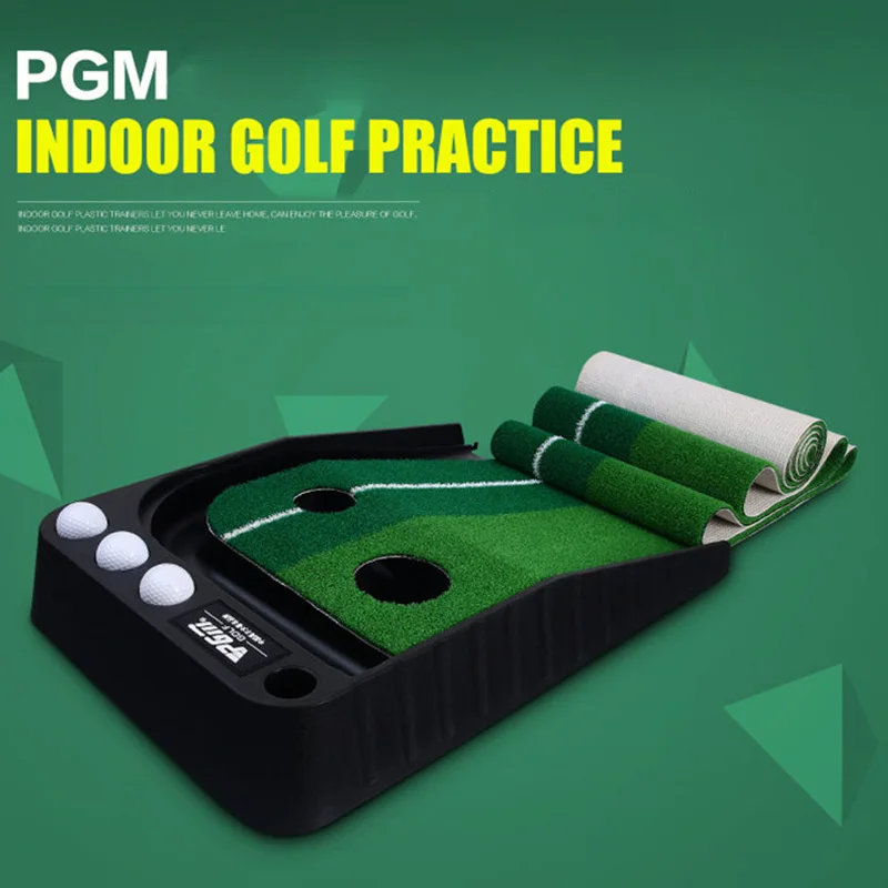 PGM indoor Golf Putter Practice Set Putting Green Trainer Green Mat ... PGM indoor Golf Putter Practice Set Putting Green Trainer Green Mat ...
