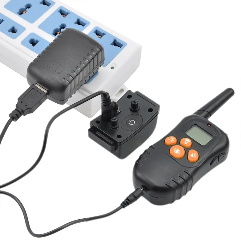 998N pet dog training collar 300m Remote Control waterproof rechargeable electric collar vibration beep 10 levels 1 or 2 dogs