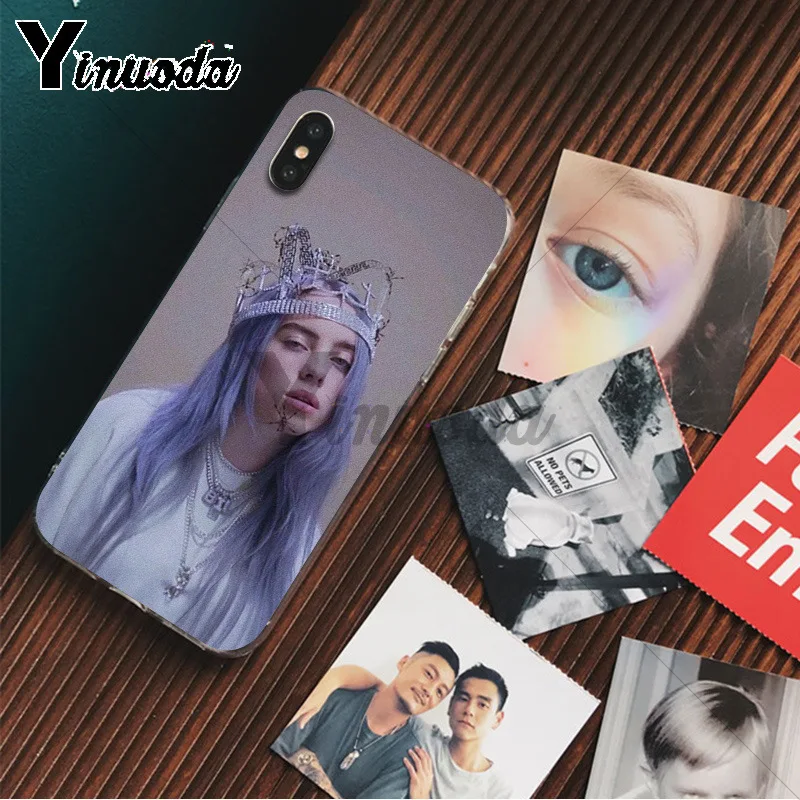 Yinuoda Billie Eilish 13 Девушка ТПУ чехол для телефона оболочка для Apple iPhone 8 7 6 6S Plus X XS MAX 5 5S SE XR Чехлы для мобильных телефонов