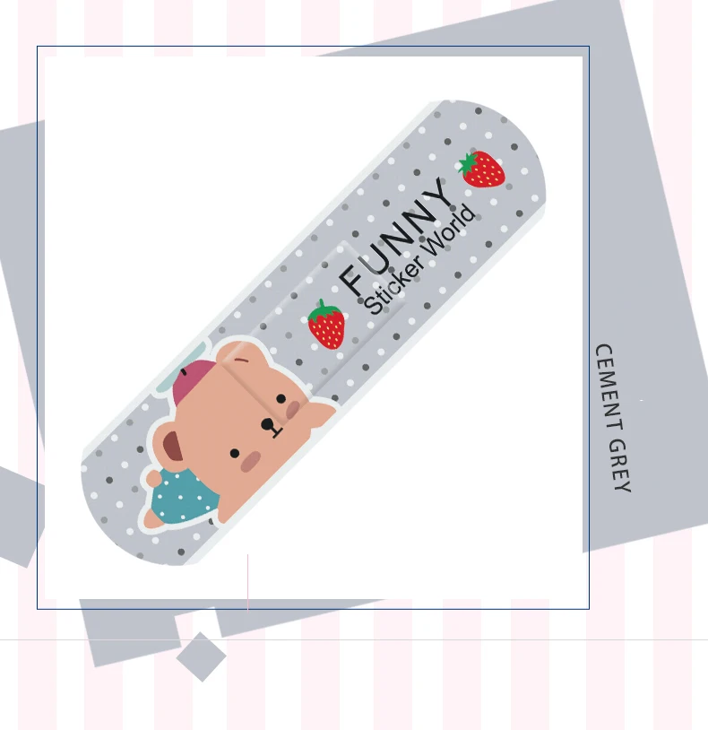 120 Pcs Cartoon Cute Band Aid Breathable Hemostasis Adhesive Bandages First Aid Emergency Kit Mini Band aid For Kids Children (17)