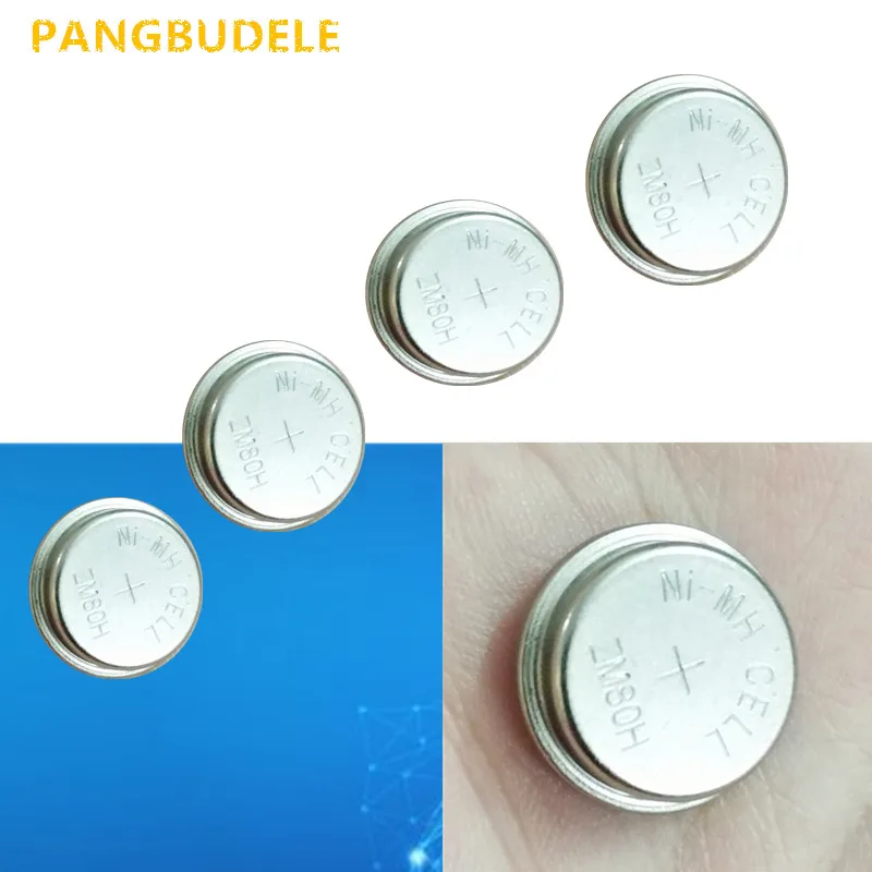 

New! 4pcs/lot LIR1654 ZM80H 1.2V Li-on Rechargeable Button Coin Cell Battery Can Replace CR1654 for watches
