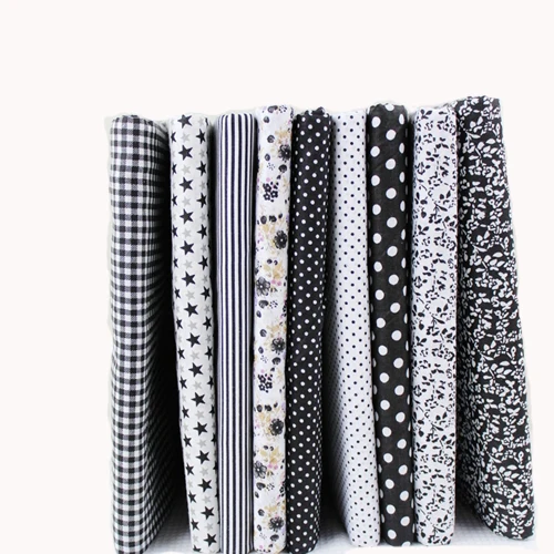 Buy New 9 pcs/ batch 100 cotton plain Black stamp