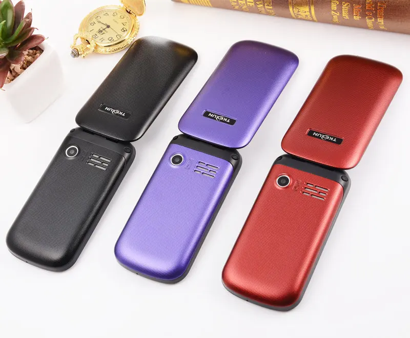  original flip Russian keyboard cheap senior MP3 radio E1190A mobile phone gsm push-button Cell phon