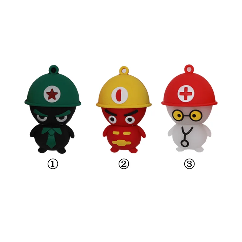 

USB Flash Drive soldier Pen Drive 4GB 8gb 16gb 32gb 64g USB Stick Flash Memory stick Pen Drive U Disk gifts