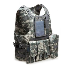 USMC Камуфляжный военный армейский защитный жилет Molle тактический жилет-амфибия Пейнтбол страйкбол охотничий жилет Nody Armor