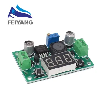 

1pcs LM2596 DC 4.0~40 to 1.3-37V Adjustable Step-Down Power Module + LED Voltmeter DC/DC