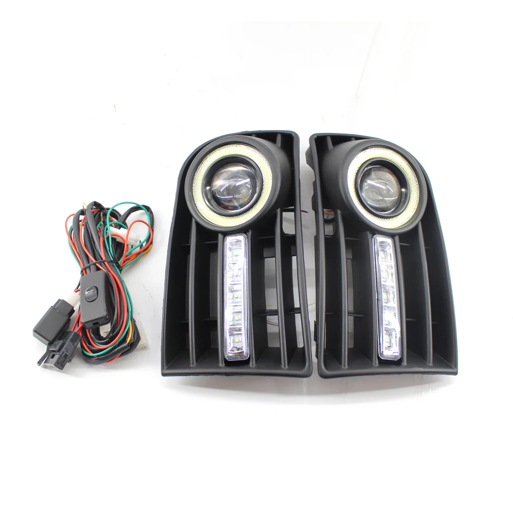 1 пара противотуманных фар решетки H3 для VW GOLF 5 MK5 Rabbit 2005 2009 & комплект