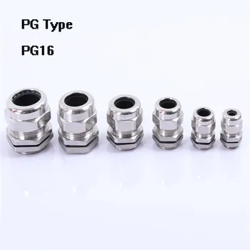 

10piece PG16 PG19 PG21 Nickel Brass Metal IP68 Waterproof Cable Glands Connector Wire Glands cable E-pack free stainless steel