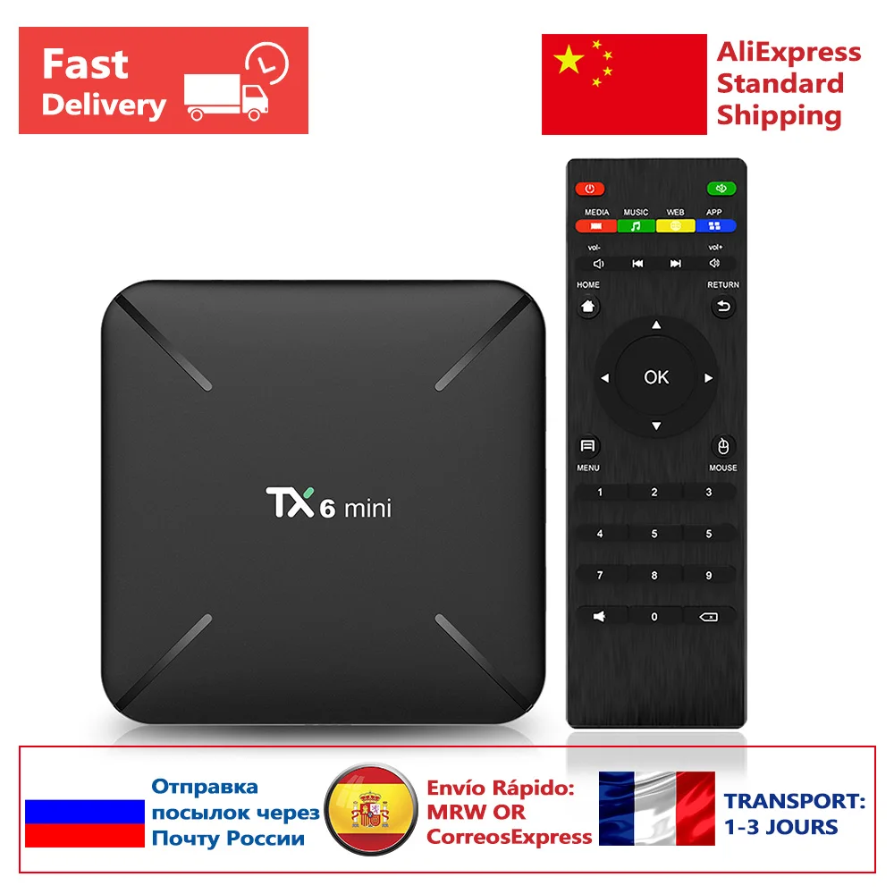

DQiDianZ TX6mini Android 9.0 Smart TV BOX Allwinner H6 Quad Core ALICE UX HDR 4K Dual Wifi Google Player TX6 mini Set Top Box