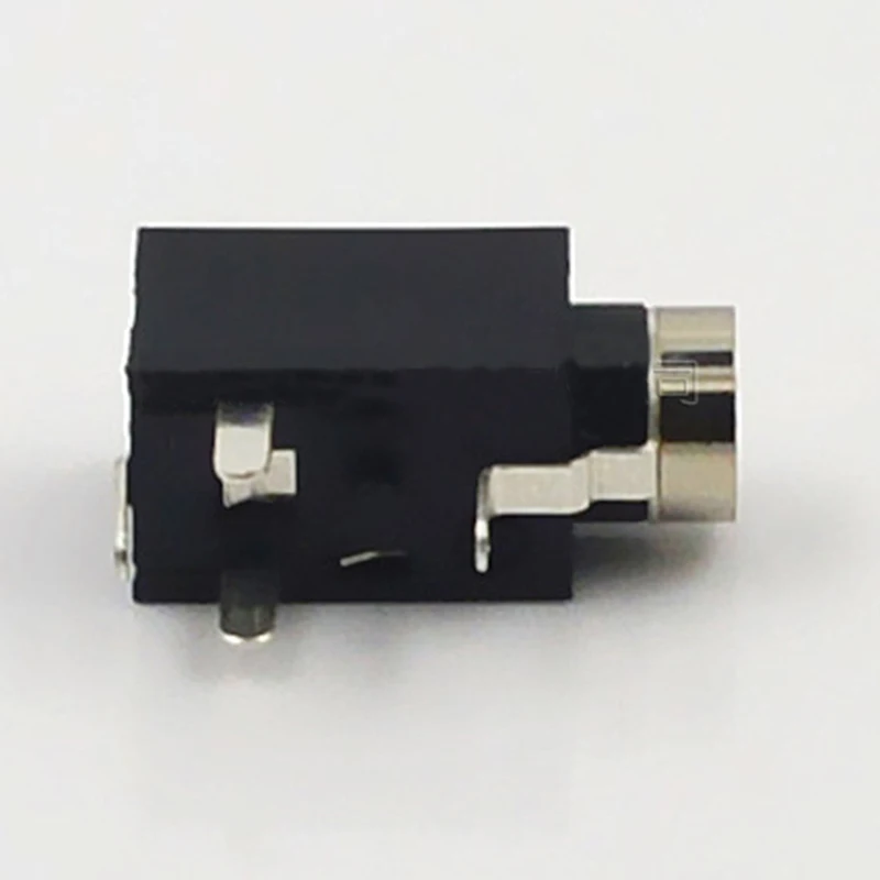 100pcs 2 5mm Headphone Jack Audio Connector Safe Charge Four pin Socket PJ 210C 2 5 Audio Socket Plug Copper