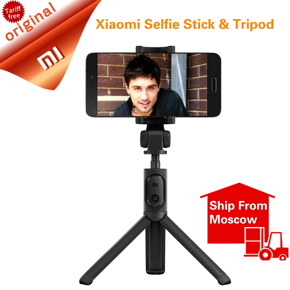 

Original Xiaomi Foldable Tripod Selfie Stick Bluetooth Selfiestick With Wireless Shutter Selfie Stick For iPhone Android Xiaomi