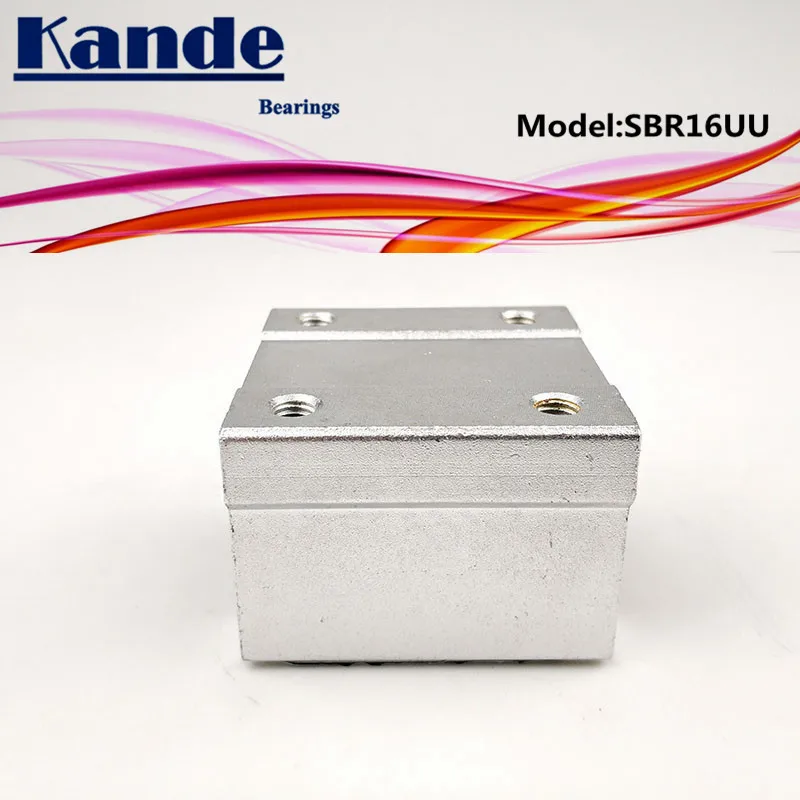 Подшипники Kande 4 шт. SBR16UU SBR16 UU открытый Подшипник блока CNC части скольжения для 16 мм
