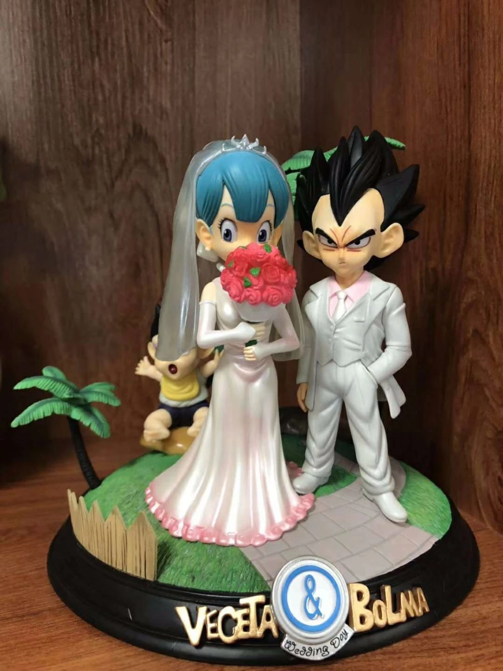 ドラゴンボール Z ベジータブルマ結婚式アクションフィギュア 26 センチ Pvc トランクスアニメコレクションフィギュアおもちゃ Brinquedos Aliexpress