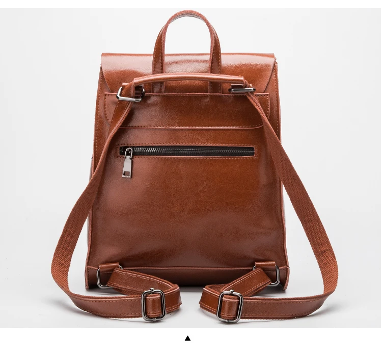 Fashion Designer Genuine Leather Women Backpack Drawstring School Bags For Teenagers Girls Female Travel BackPack (12)