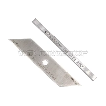 

Welding gauge inspection Two-piece Rod undercut gage + calibration block