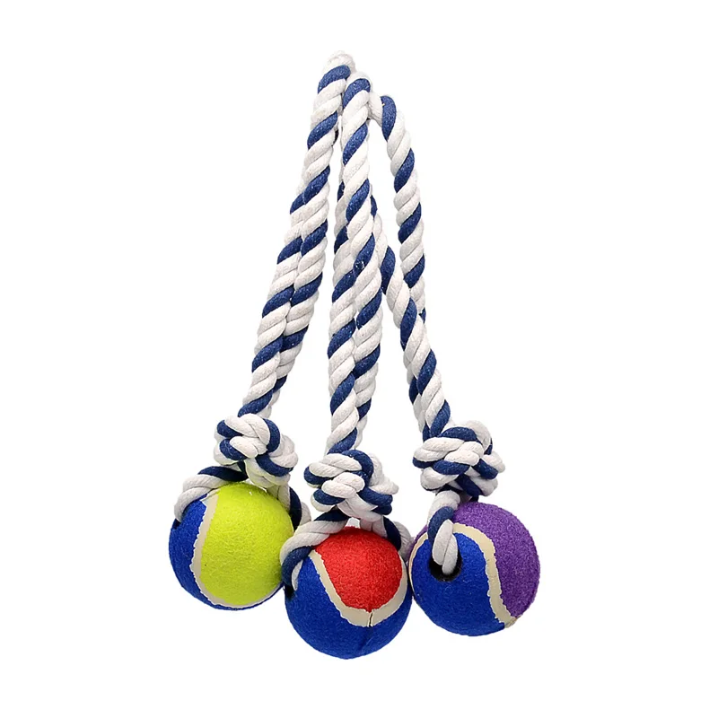 Interactive Rubber Balls For Dogs 3 Colors 7.8cm Tennis Ball