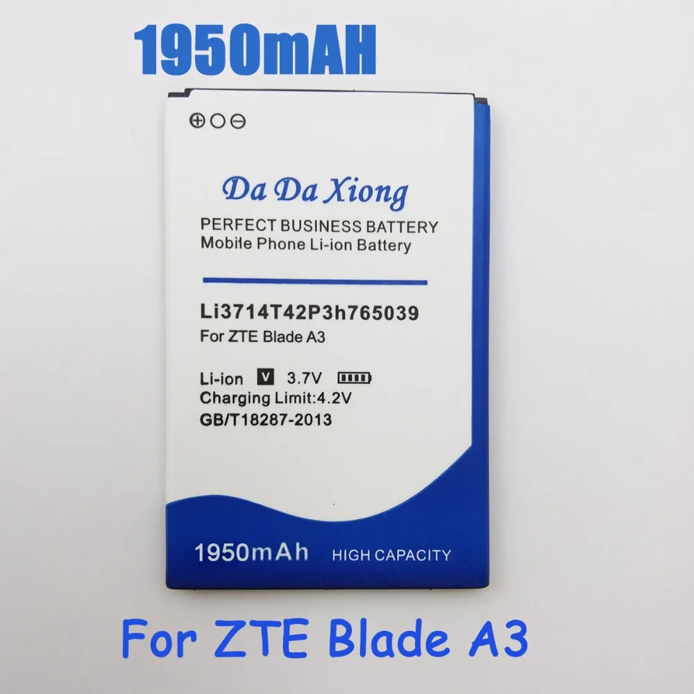 

1950mAh Li3714T42P3h765039 Battery for ZTE Blade A3 T220 AF3 T221 A5 AF5
