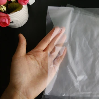 

Frosted Packing Bag PO/HDPE/polyolefin Transparent Flat Pockets sizes Thick sack Gift Plastic pouch Food poke 100pcs