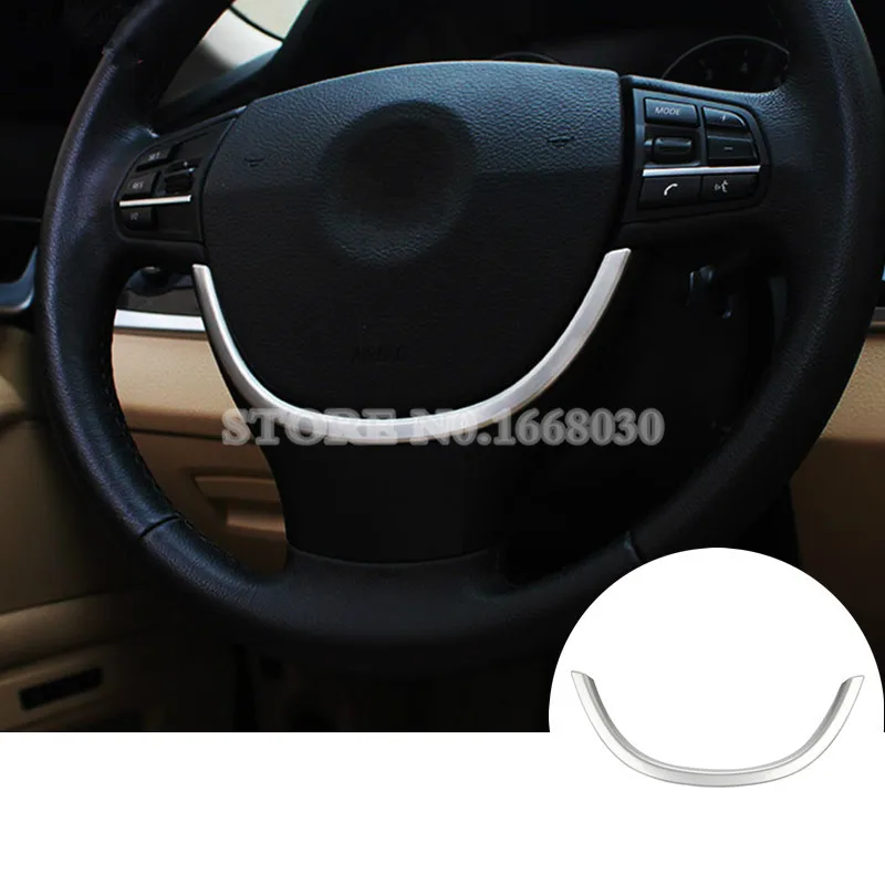 

Inner Steering Wheel Sequins Cover Trim For BMW 5 Series F10 F11 2011-2015