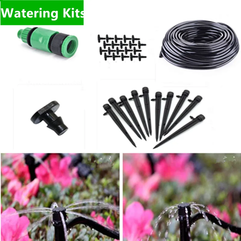 Adjustable Dripper Set DIY Micro Drip Irrigation System Plant Self