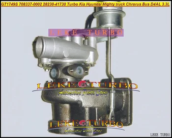 

Free Ship GT1749 708337-0002 708337 708337-0001 28230-41730 28230-41720 Turbo For Hyundai Mighty Truck H35 Chrorus BUS D4AL 3.3L