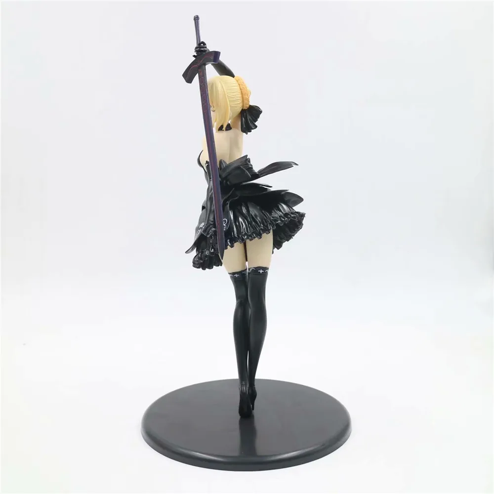 Черное платье Fate/Keep Night Saber элегантные Игрушки для девочек из ПВХ фигурки