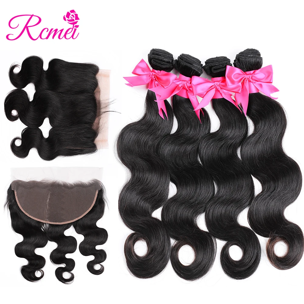 mongolian body wave  4 bundles with closure